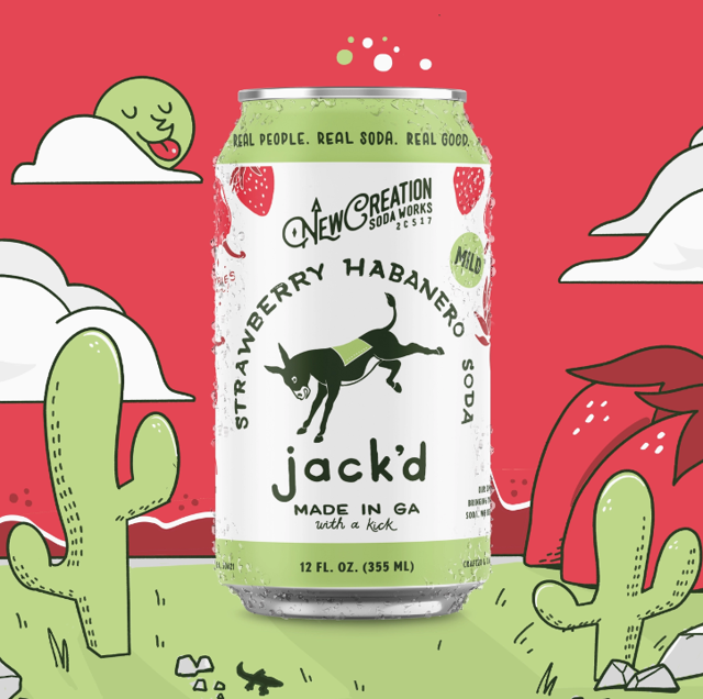 Jack'd Strawberry Habanero Soda.