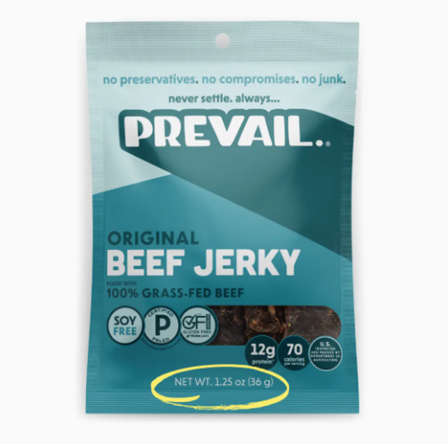 PREVAIL Original Beef Jerky (Small Bag).