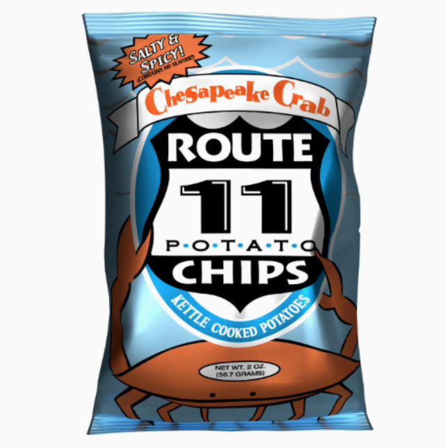 Route 11 Chesapeake Crab Potato Chips.