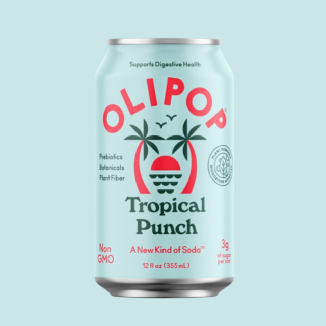 Olipop Tropical Punch.