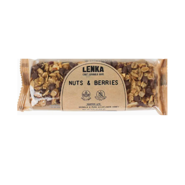Lenka Craft Granola Bars - Nuts and Berries Granola Bar.
