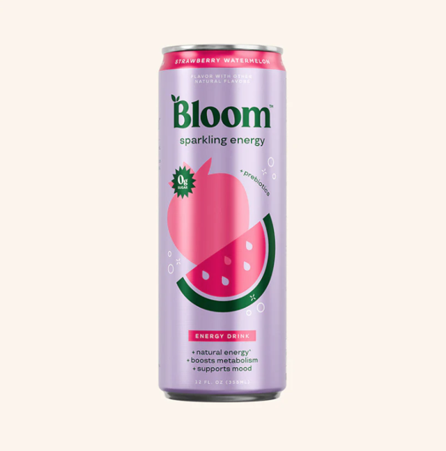 Bloom Sparkling Energy - Strawberry Watermelon.