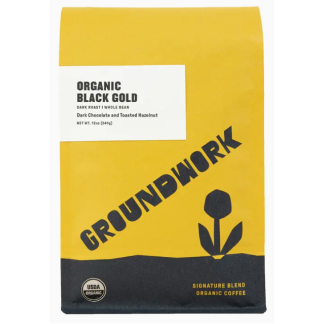 Groundwork Black Gold - Organic Dark Roast | 12oz.