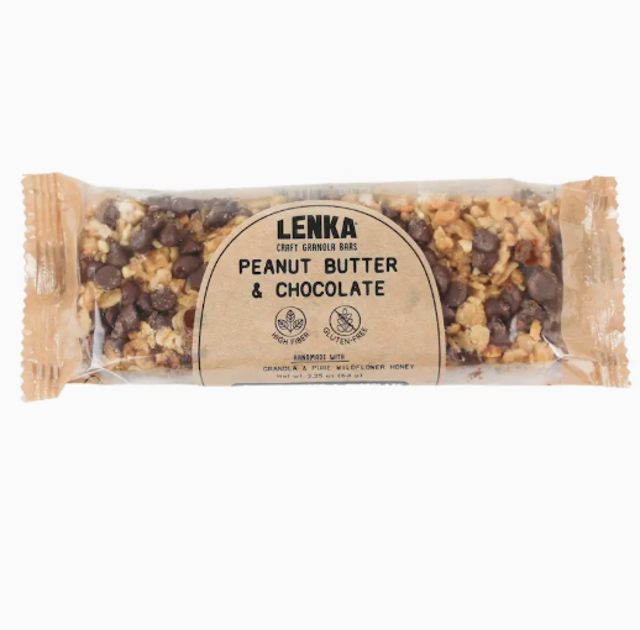Lenka Craft Granola Bars - Peanut Butter & Chocolate Granola Bar.